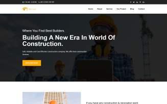 Brixal - Construction Building Business HTML Template