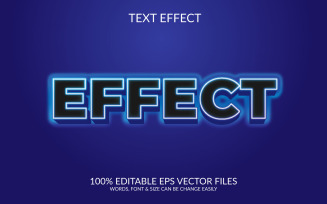 Effect Vector eps text effect design