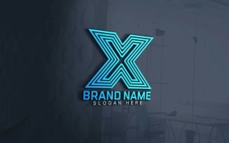 Web And App X Logo Design