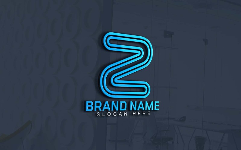 Web And App Z Logo Design - Branding Logo Template