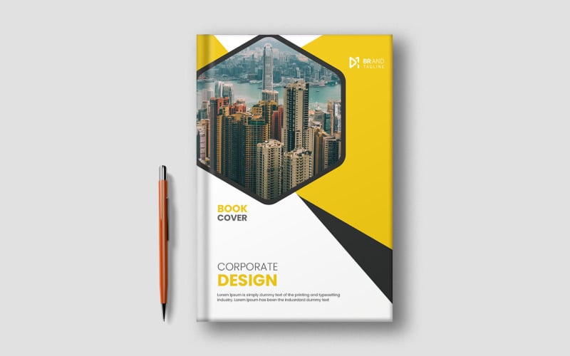 Annual report business brochure flyer clean design Corporate Identity