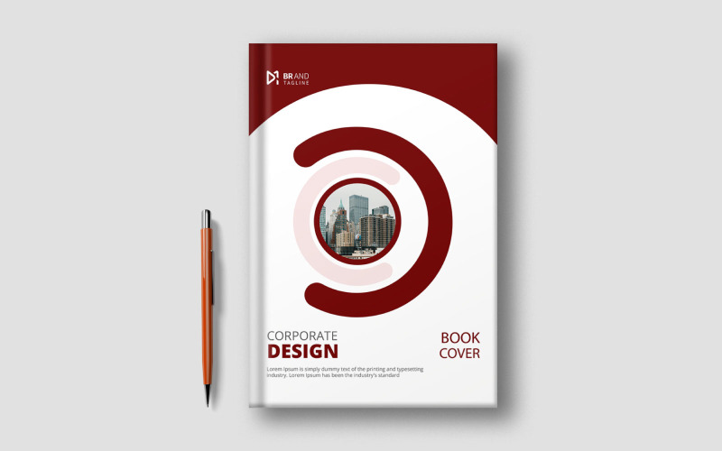Book cover design template Corporate Identity