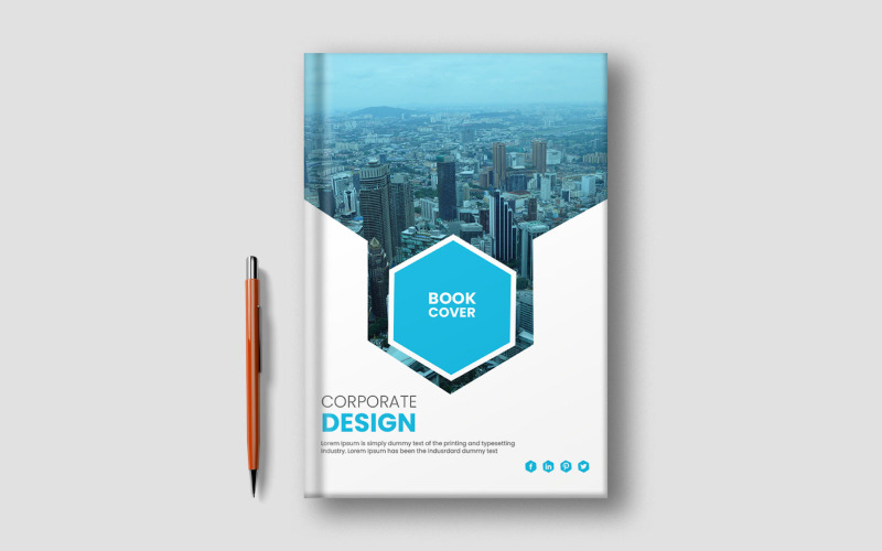 Corporate business annual report book cover template design Corporate Identity