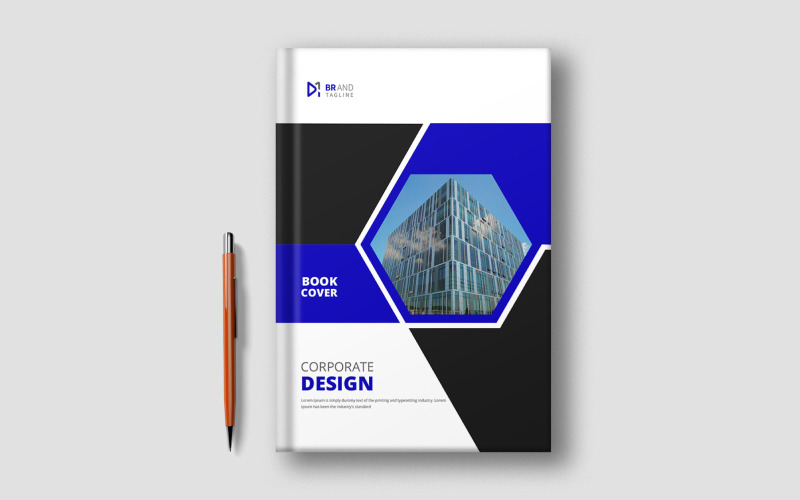 Corporate business annual report book cover template free Corporate Identity