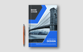 Corporate modern business annual report book cover design