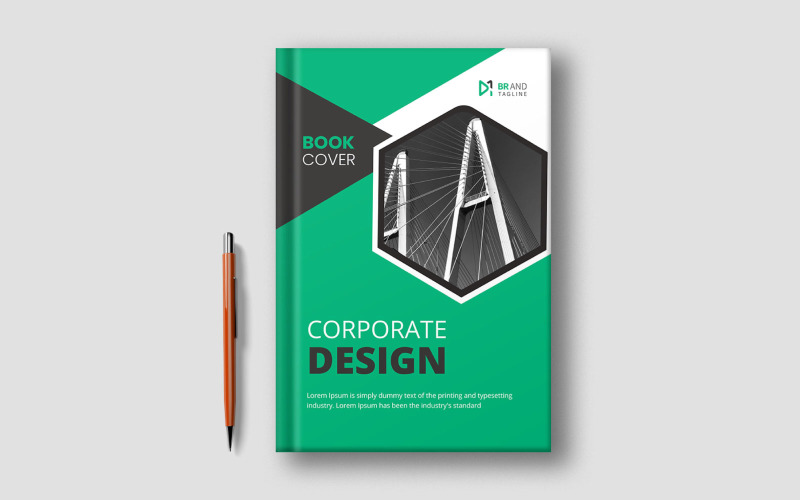 Corporate modern business annual report book cover Corporate Identity