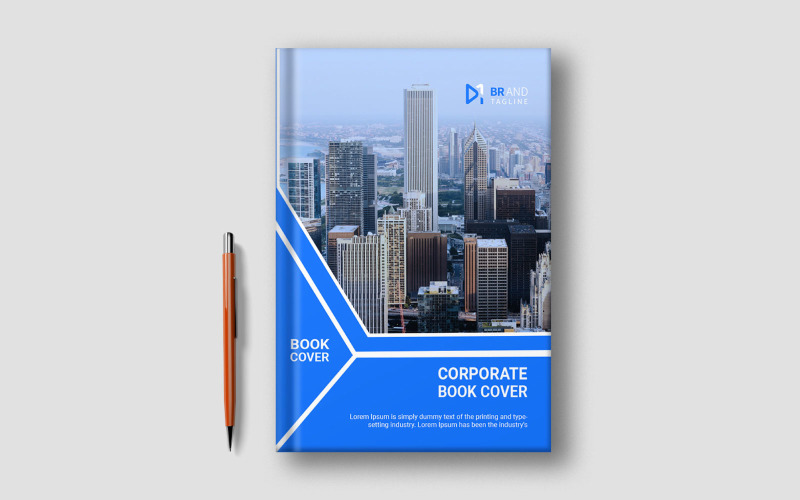 Creative and modern book cover free Corporate Identity
