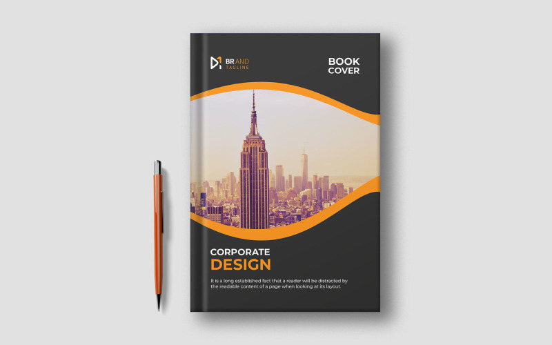 Creative book cover template Corporate Identity