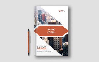 Creative corporate book cover template design