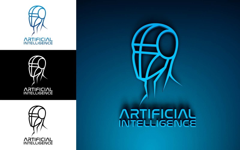 Artificial Intelligence Logo Design - Brand Logo Template