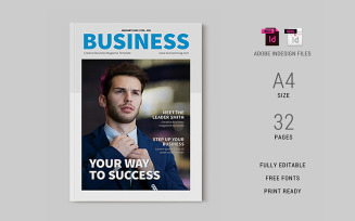 Business Magazine Template 10