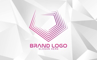 Creative Brand Logo Design - Pentagon