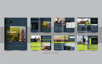 Creative company profile brochure design, creative Brochure template design