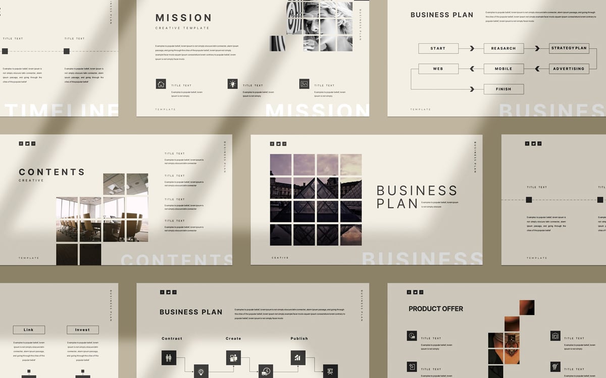 Kit Graphique #353014 Business Creatif Divers Modles Web - Logo template Preview