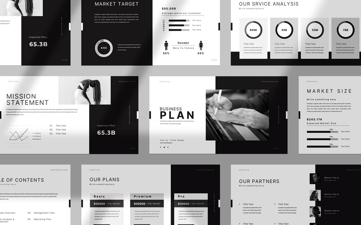 Kit Graphique #353030 Business Corporate Divers Modles Web - Logo template Preview