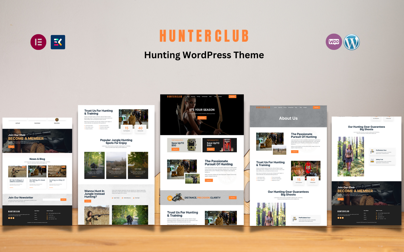 Template #353073 Hunting Knife Webdesign Template - Logo template Preview