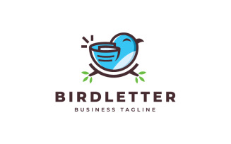 Bird Letter Logo Template