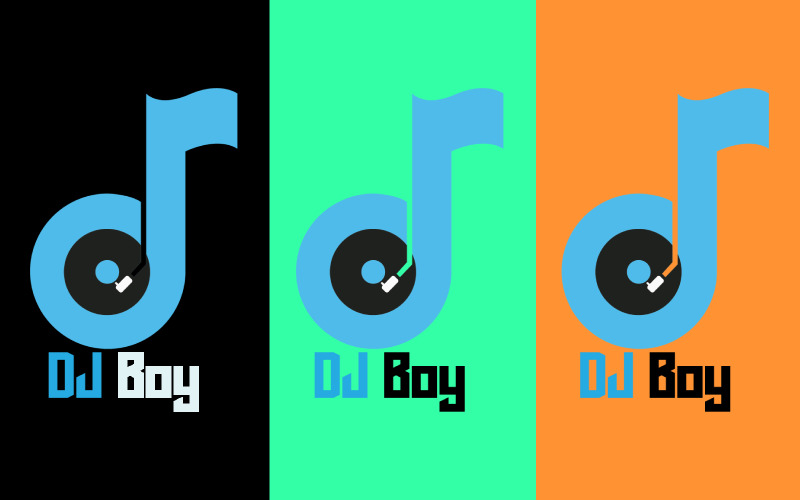 DJ logo - Music Logo - Music icon Logo Template