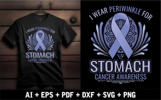I Wear Periwinkle For Stomach Cancer Awareness