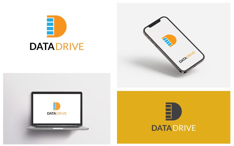 Modern DataDrive logo template Logo Template