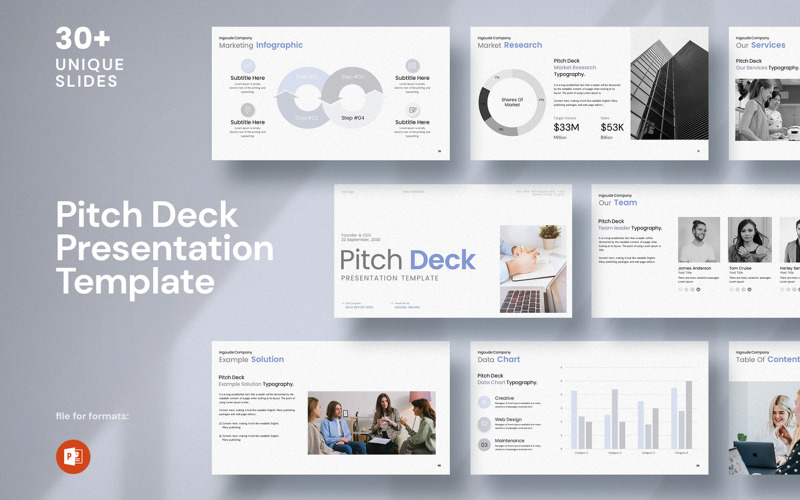 Pitch Deck PowrePoint Template PowerPoint Template