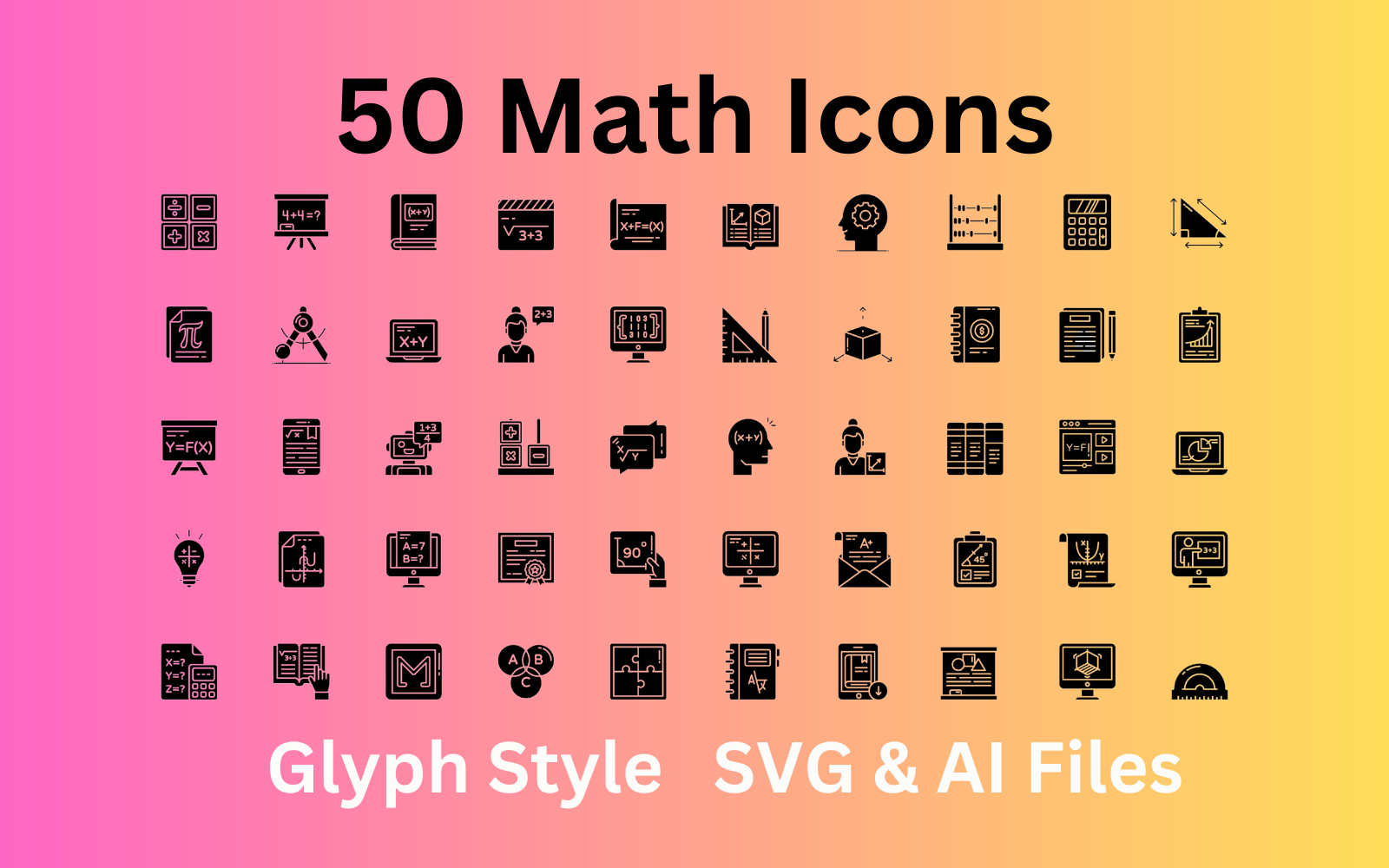 Kit Graphique #353196 Math Maths Divers Modles Web - Logo template Preview