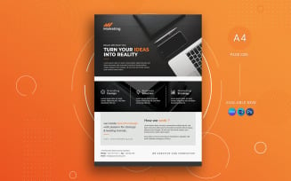 canva Corporate Business Flyer Template