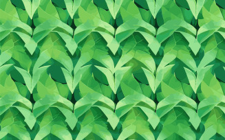 Green leaves geometric pattern stock illustration