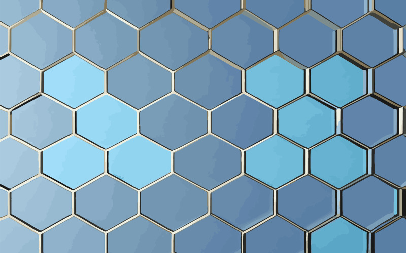 Hexagons Geometric abstract background Background