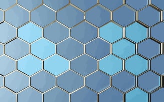 Hexagons Geometric abstract background