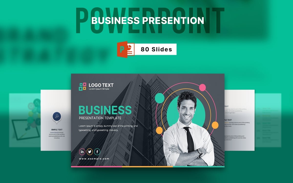 Template #353256 Presentation Business Webdesign Template - Logo template Preview