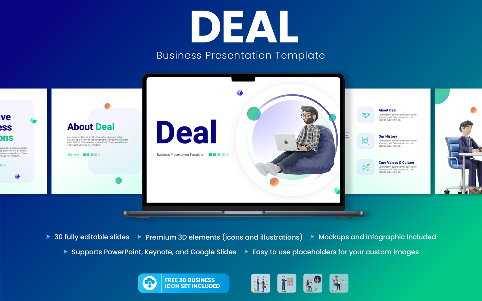 Template #353258 Business Individual Webdesign Template - Logo template Preview