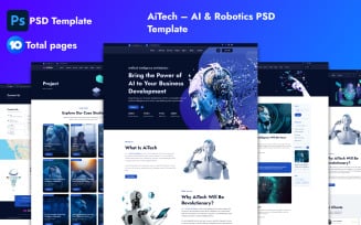 AiTech – AI & Robotics PSD Template
