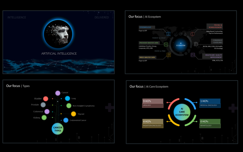 Artificial Intelligence_alien futuristic version PowerPoint Template
