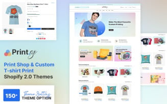 Printgo - Print Shop & T-shirt Printing Fashion Multipurpose Shopify 2.0 Responsive Theme