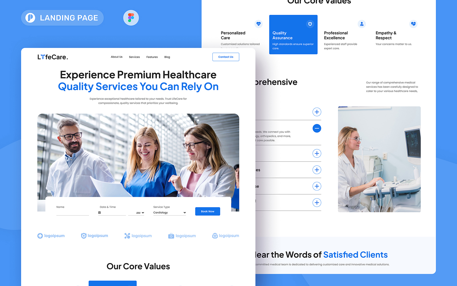 Template #353459 Service Hospital Webdesign Template - Logo template Preview