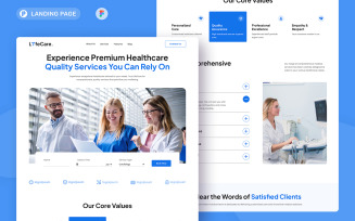 LifeCare - Healthcare Landing Page