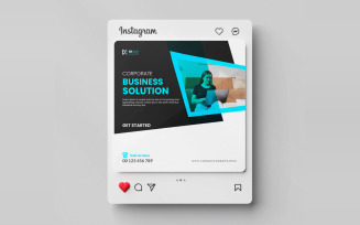 Digital business marketing creative social media banner template