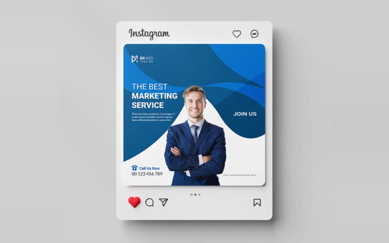 Digital marketing agency and corporate social media banner template Corporate Identity