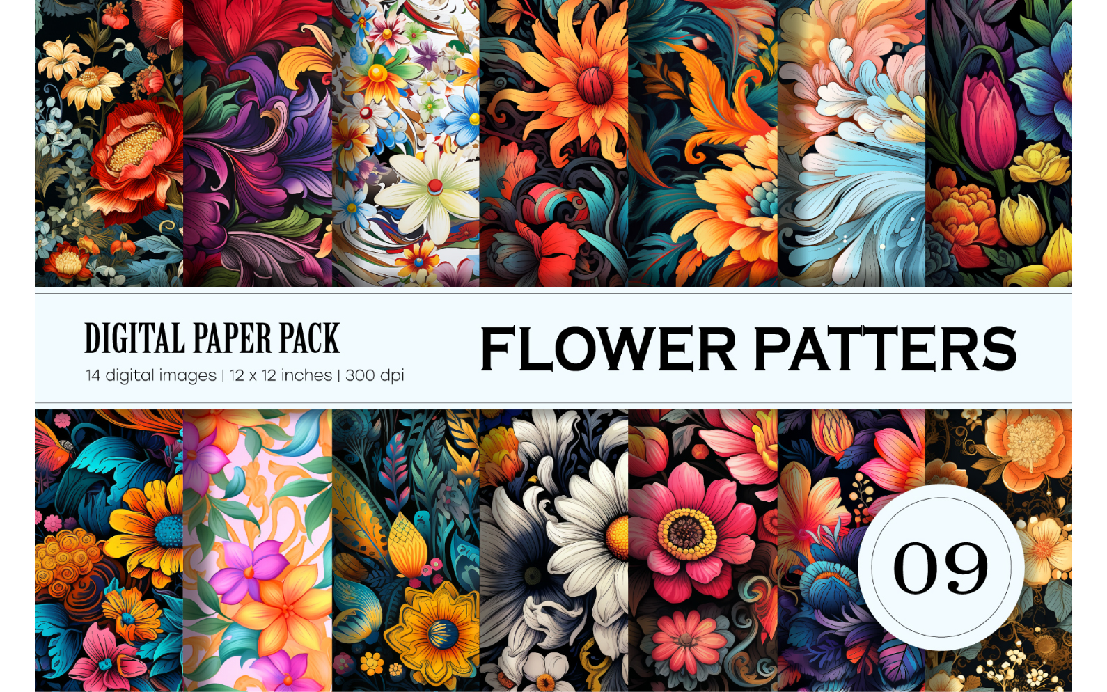 Kit Graphique #353645 Floral Patterns Divers Modles Web - Logo template Preview