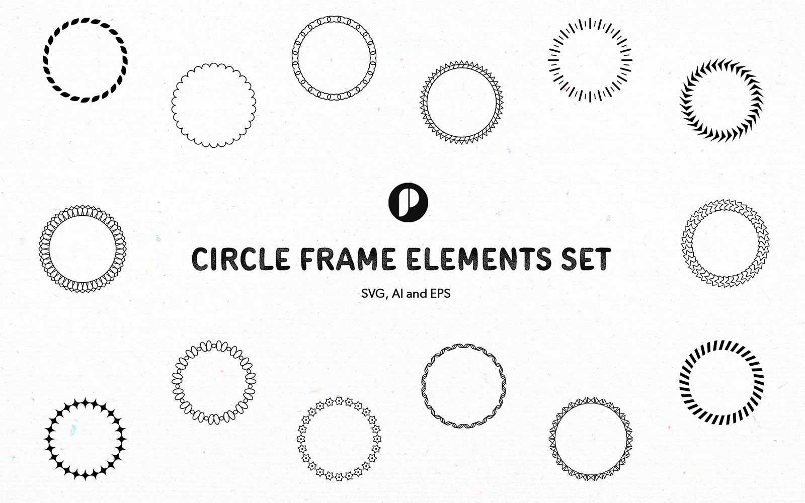 Kit Graphique #353683 Circle Cadre Divers Modles Web - Logo template Preview
