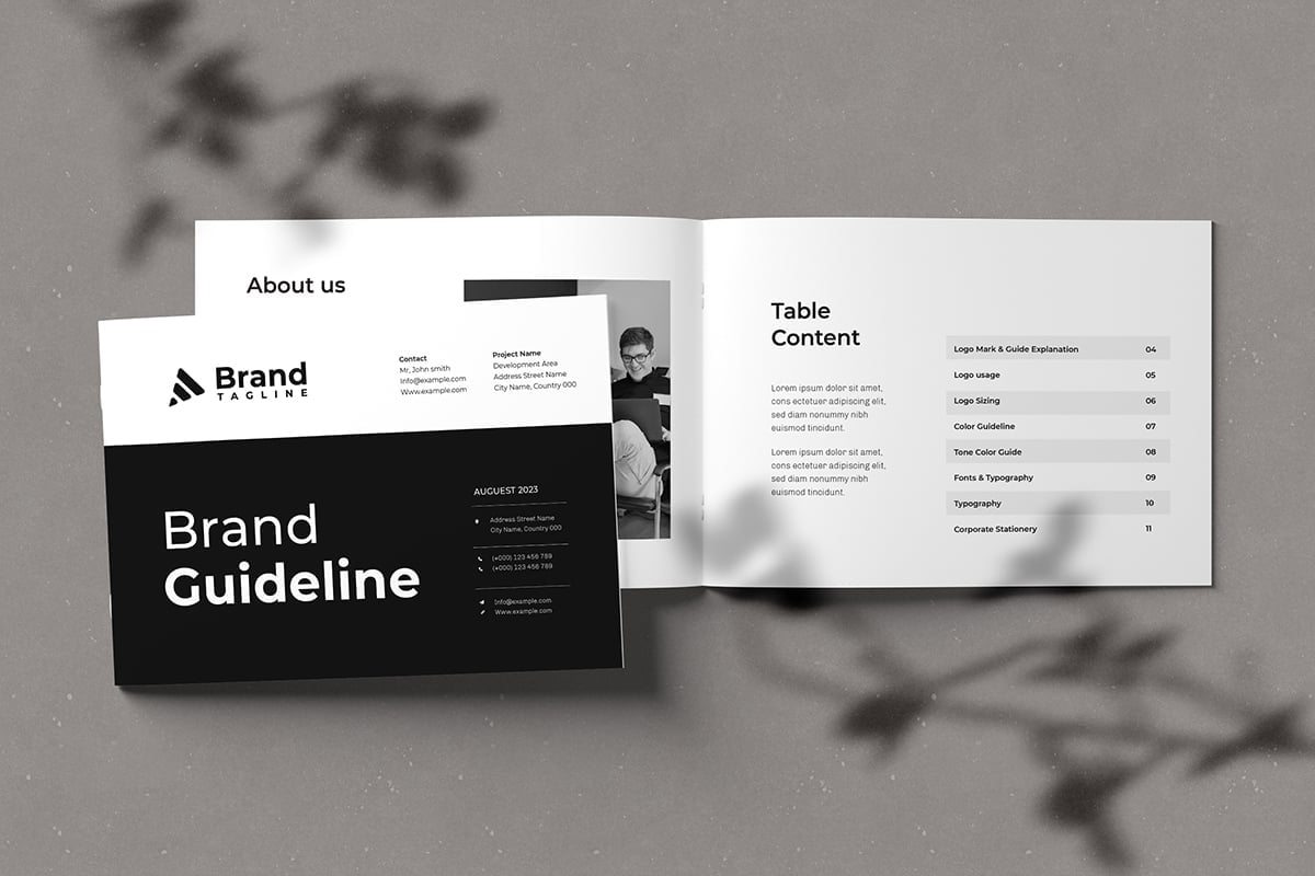 Template #353689 Guideline Brand Webdesign Template - Logo template Preview