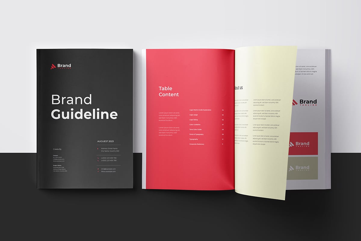 Kit Graphique #353692 Guideline Marque Web Design - Logo template Preview