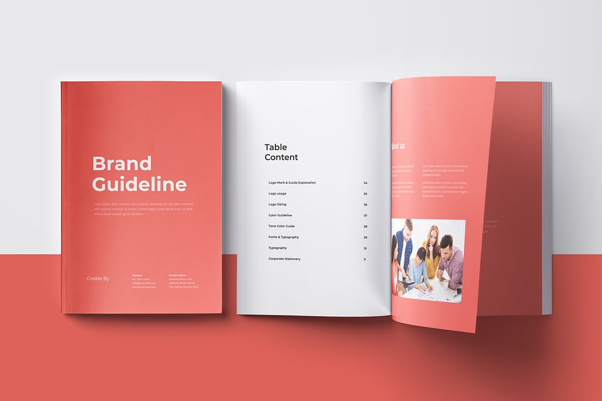 Template #353696 Guideline Brand Webdesign Template - Logo template Preview