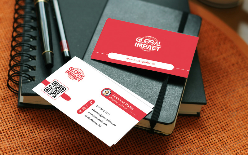 A Bundle of 5 Stunning Business Cards - Creative Visiting Card Corporate Identity
