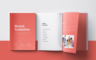 Brand Style Guideline Layout Template