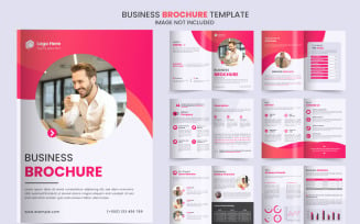 Brochure design, minimal multipage business brochure template design, annual report