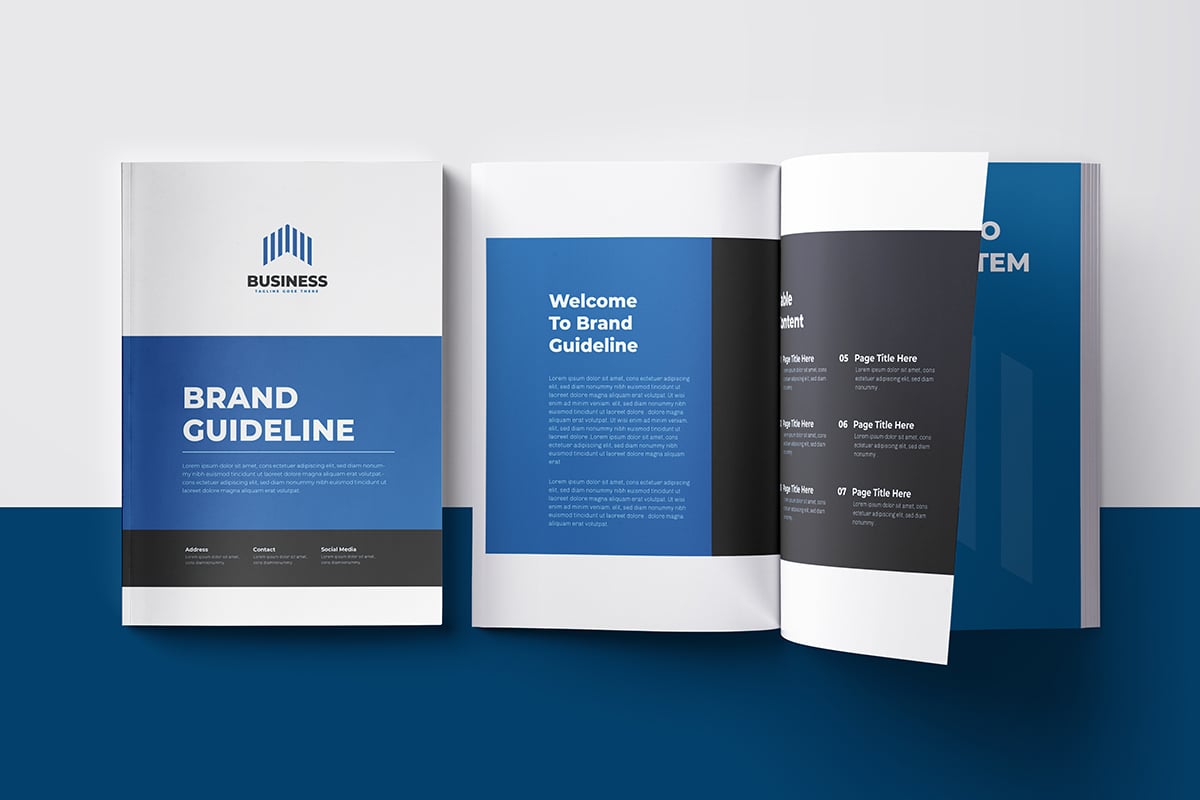 Template #353712 Guideline Brand Webdesign Template - Logo template Preview