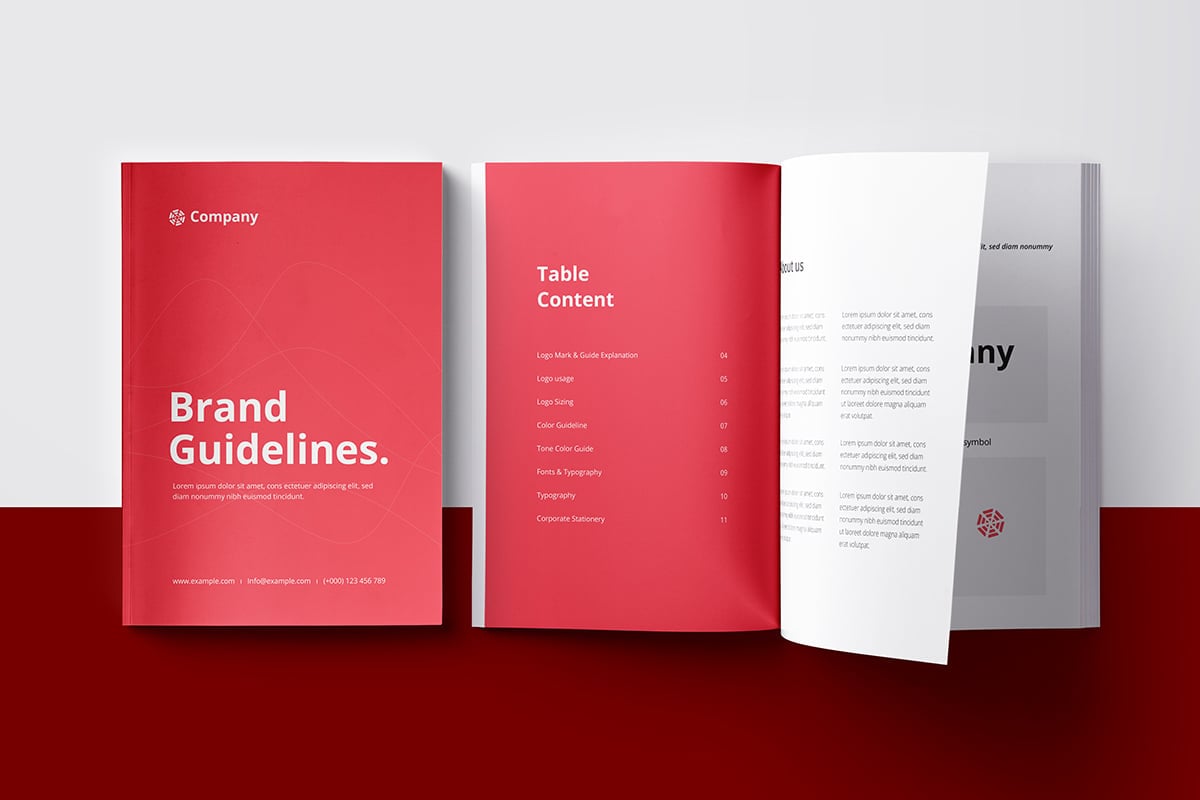 Template #353719 Guideline Brand Webdesign Template - Logo template Preview