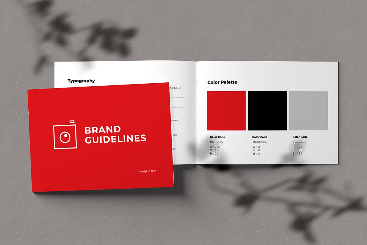 Template #353753 Guideline Brand Webdesign Template - Logo template Preview